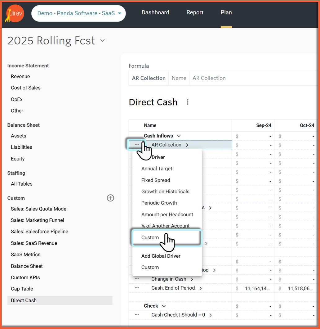Direct Cash Flow